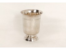 Timpani piedouche silver sterling silver cup Old Man 77,41gr nineteenth