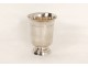 Timpani piedouche silver sterling silver cup Old Man 77,41gr nineteenth