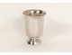 Timpani piedouche silver sterling silver cup Old Man 77,41gr nineteenth