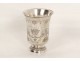 Timpani piedouche silver flowers silver 107,91gr Old Man Paris XIX