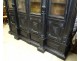 Large wooden castle library window blackened columns Napoleon III nineteenth