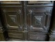 Large wooden castle library window blackened columns Napoleon III nineteenth