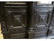 Large wooden castle library window blackened columns Napoleon III nineteenth