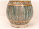 Oil jar faience Morocco Maghreb Fez Morocco twentieth century