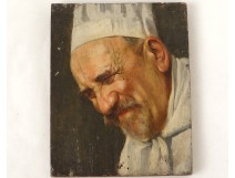 HSP small painting portrait painting chef Francesco Brunery XIX