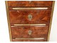 Chest Regency rosewood gilt bronze marble shells eighteenth century