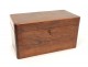 Tea box casket Charles X rosewood antique french nineteenth lemon