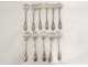 11 oyster forks silver Puiforcat 284gr silver XIXth century