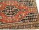 Petit tapis ancien laine nouée Anatolie Perse antique carpet XIXè siècle