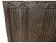 Wooden trunk facade carved woodwork antique french sixteenth century decor