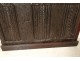 Wooden trunk facade carved woodwork antique french sixteenth century decor