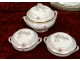 Service 180 porcelain tableware table items Paris Monogram nineteenth