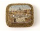 Box micro mosaic Saint Peter Vatican Rome brass Grand Tour nineteenth