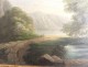 HSC Italy Mountain landscape painting trees painting characters XIX