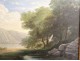 HSC Italy Mountain landscape painting trees painting characters XIX