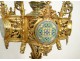 Ormolu chandelier church pilot cloisonné enamel cross Napoleon III 19th