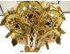 Ormolu chandelier church pilot cloisonné enamel cross Napoleon III 19th