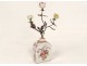 Porcelain bottle vase India Company XVIII famille rose flowers