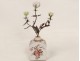 Porcelain bottle vase India Company XVIII famille rose flowers