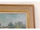 HSP landscape painting along the Seine River Alfred Veillet trees painting twentieth