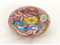 Decorative ball Clichy millefiori Murano crystal flowers twentieth century