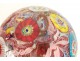 Decorative ball Clichy millefiori Murano crystal flowers twentieth century