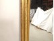 Stuccoed wood mantel mirror golden flowers Ice Napoleon III XIXth century