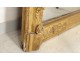 Stuccoed wood mantel mirror golden flowers Ice Napoleon III XIXth century