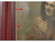 HST religious man painting portrait painting twentieth century monk Deteix