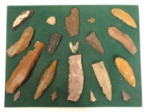 Lot tips prehistoric flint stone Neolithic knives arrows