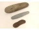 Lot 3 scrapers prehistoric flint Neolithic stone polishers