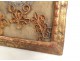 Reliquary paperolle carved gilded frame flowers landscape reliquary 18th