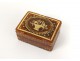 Fly box tortoiseshell inlaid gold flower basket XVIII characters