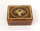 Fly box tortoiseshell inlaid gold flower basket XVIII characters