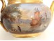 Coffee Service teapot sugar porcelain Paris landscape boats nineteenth Empire