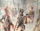 Watercolour infantry soldiers Blockade Bayonne in 1814 Ernest Fort twentieth