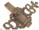 Door latch old antique wrought iron fitting french thumb latch XVII