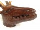 Wooden deer head sculpture carved Black Forest nineteenth trophy horns