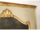 Louis XV pier mirror HSP characters gallant scene carved gilt 19th