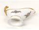 Sèvres porcelain sauceboat Love antique décor weapons char palmettes XIX