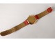 Strap wristwatch 18K solid gold watch Universal Genève Switzerland twentieth