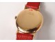 Strap wristwatch 18K solid gold watch Universal Genève Switzerland twentieth