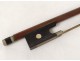 Prosper Colas violin bow pernambuco wood blackened french pearl bow twentieth