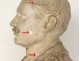 Bust sculpture notable man Henri-Raphaël Moncassin plaster XXth century