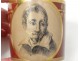 Sèvres porcelain saucer portrait Domenico Zampieri Manufacture 19th