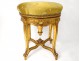 Piano stool Louis XV gilt wood scultpé shells stool Napoleon III nineteenth