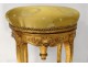 Piano stool Louis XV gilt wood scultpé shells stool Napoleon III nineteenth