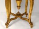 Piano stool Louis XV gilt wood scultpé shells stool Napoleon III nineteenth