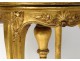 Piano stool Louis XV gilt wood scultpé shells stool Napoleon III nineteenth