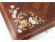 Box box set rosewood brass inlay chips Napoleon III nineteenth